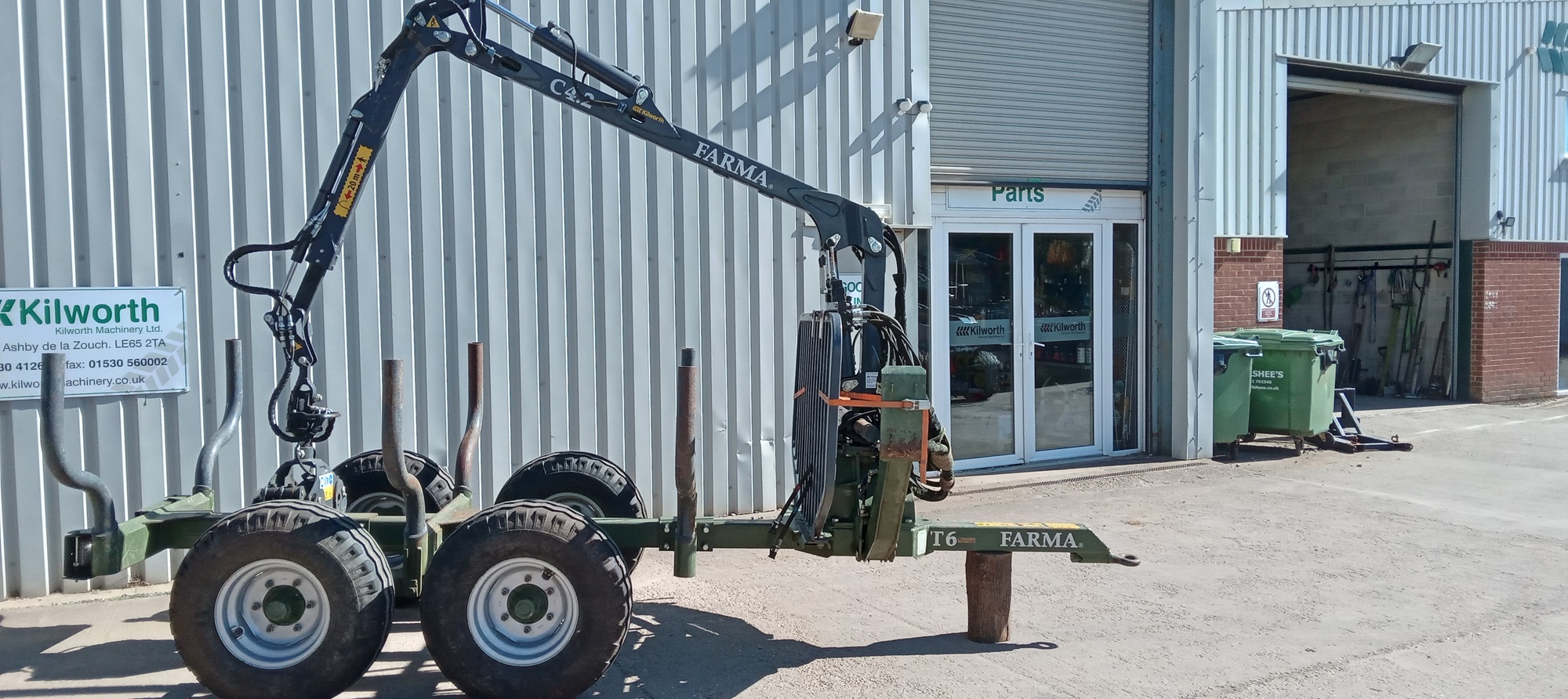 FARMA T6 Trailer with crane - Image 3