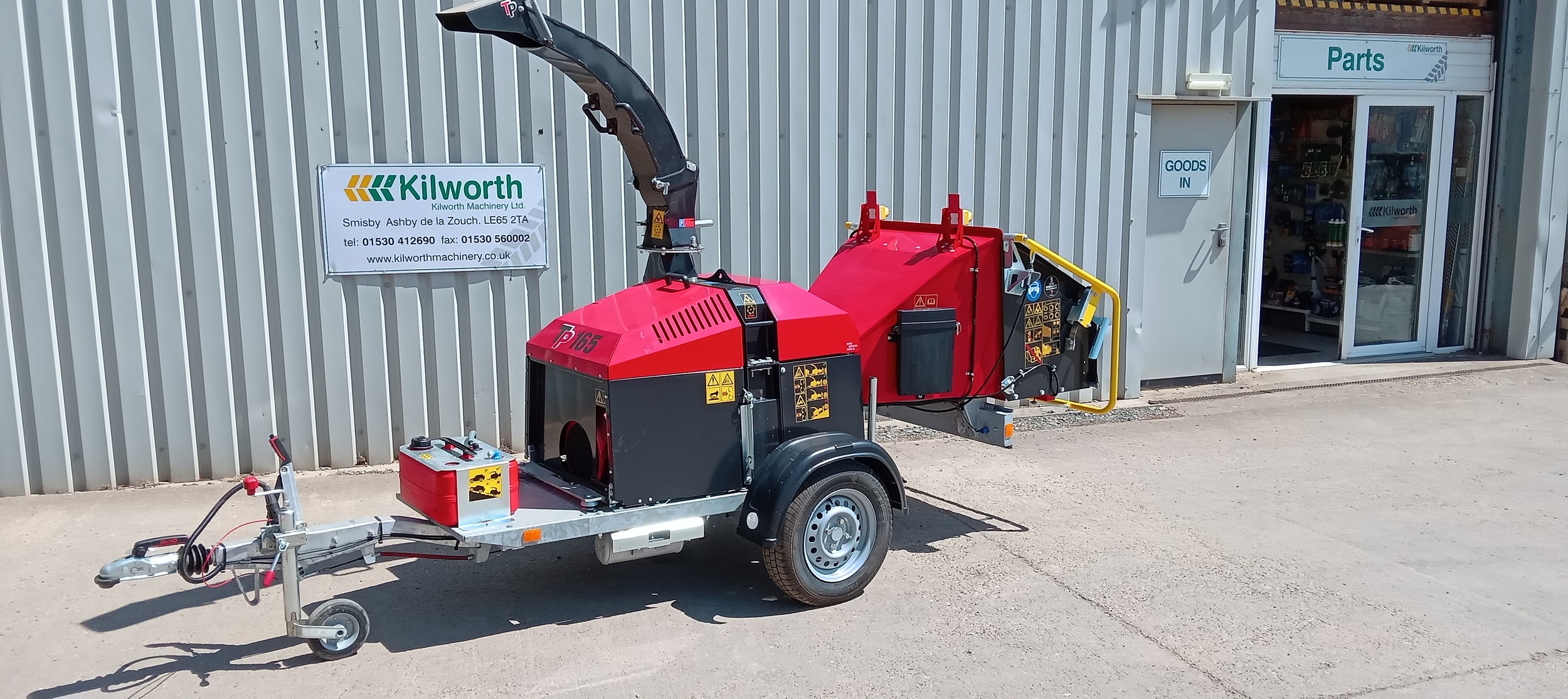 TP 165 Mobile Trailed Woodchipper